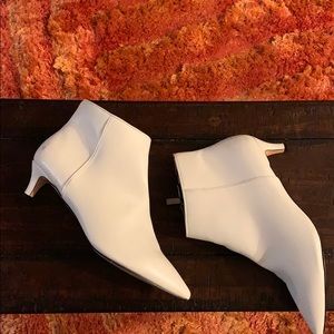 White Ankle Boots